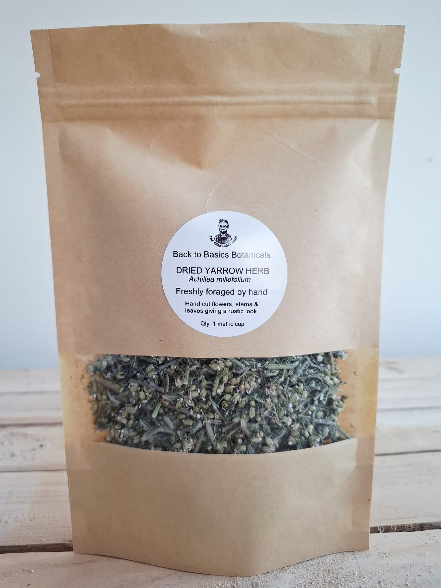 Yarrow (Achillea millefolium) Herb – dried hand-cut flowers, leaves & stems