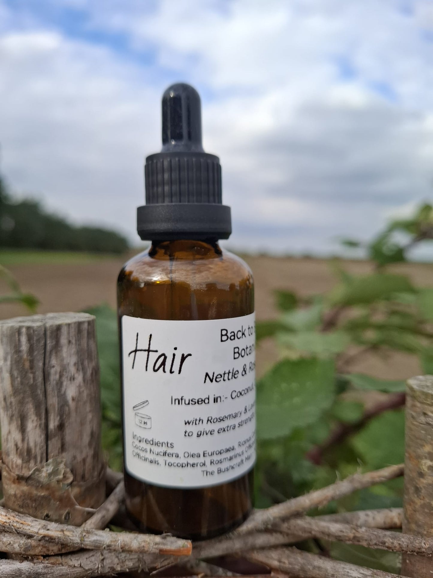 Herbal Hair Oil – Nettle & Rosemary Infused | 100% Natural