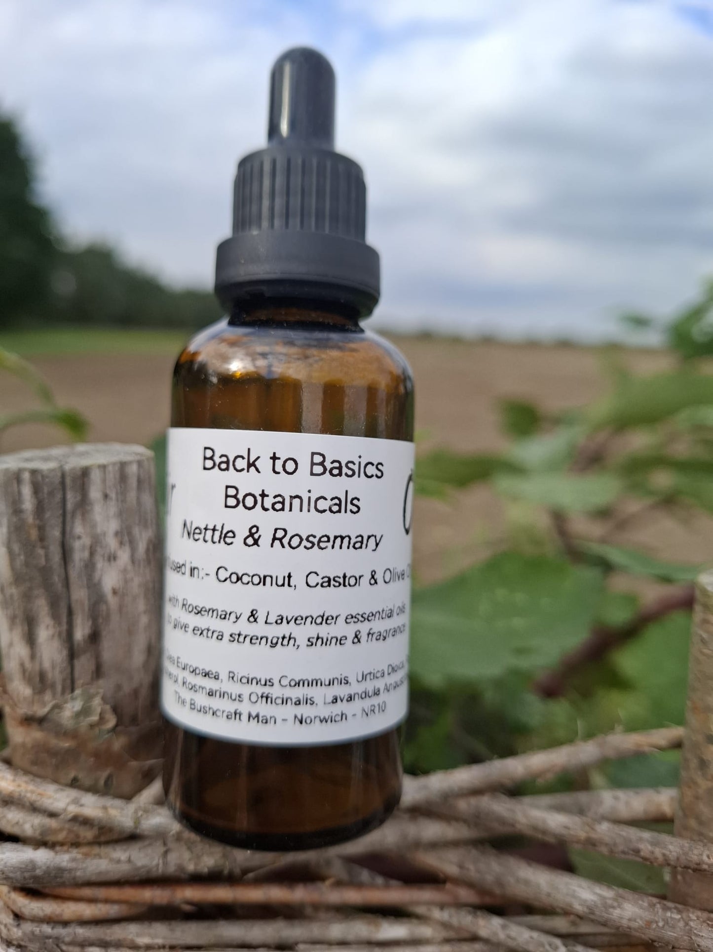 Herbal Hair Oil – Nettle & Rosemary Infused | 100% Natural